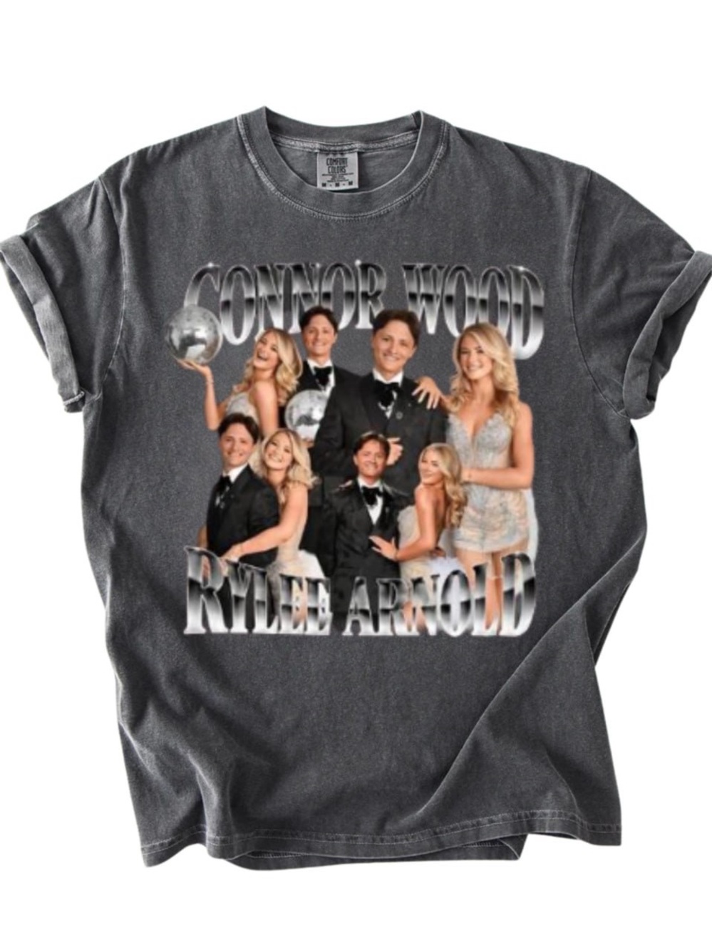 Comfort Colors Pepper Connor Wood Rylee Arnold Graphic Short Sleeve Tee